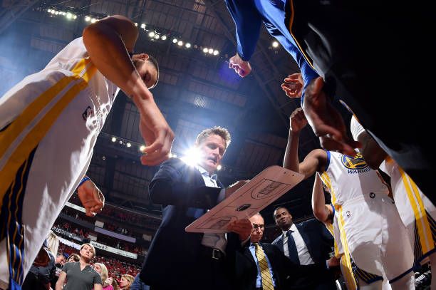 LED court is a lesson for businesses. Steve Kerr, head coach of the Golden State Warriors